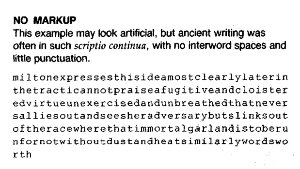 An example of no markup, not even spaces and punctuation